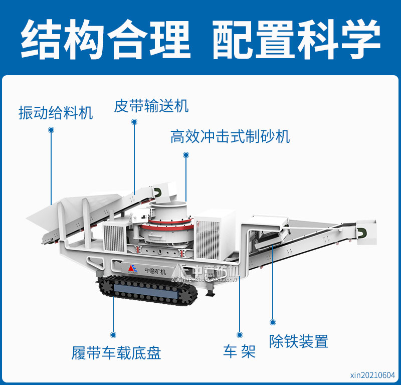 履帶式制砂機(jī)產(chǎn)品參數(shù)