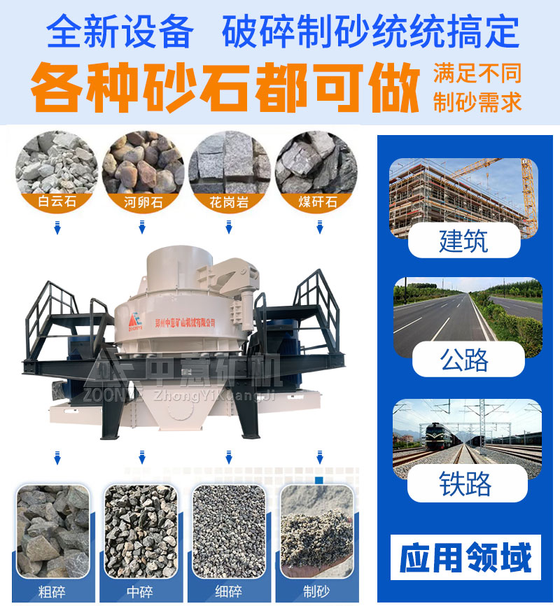 制砂機(jī)應(yīng)用范圍